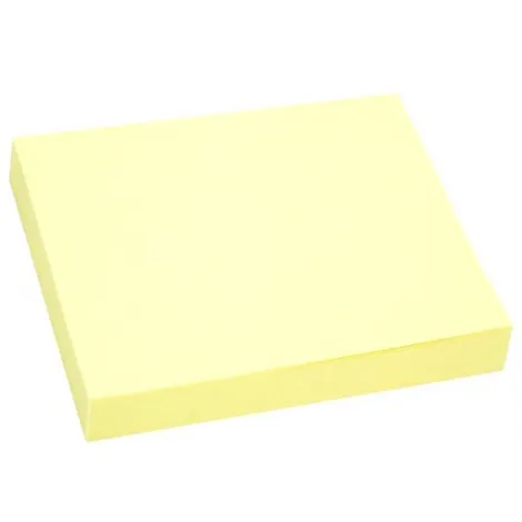 Karteczki samoprzylepne Tres, 50x75mm, 100szt żółte